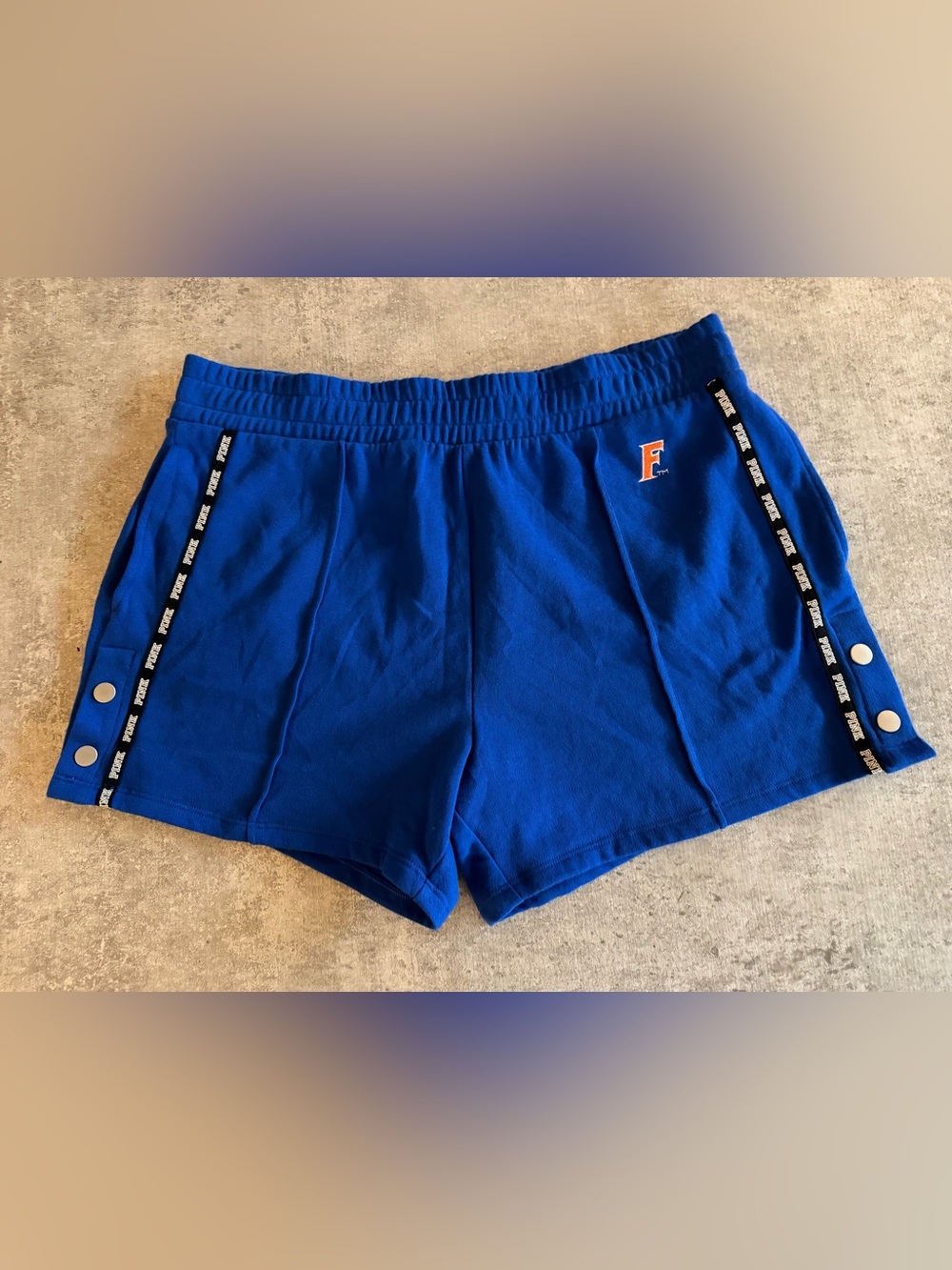 PINK Victoria's Secret Royal Blue Athletic Shorts University of FL